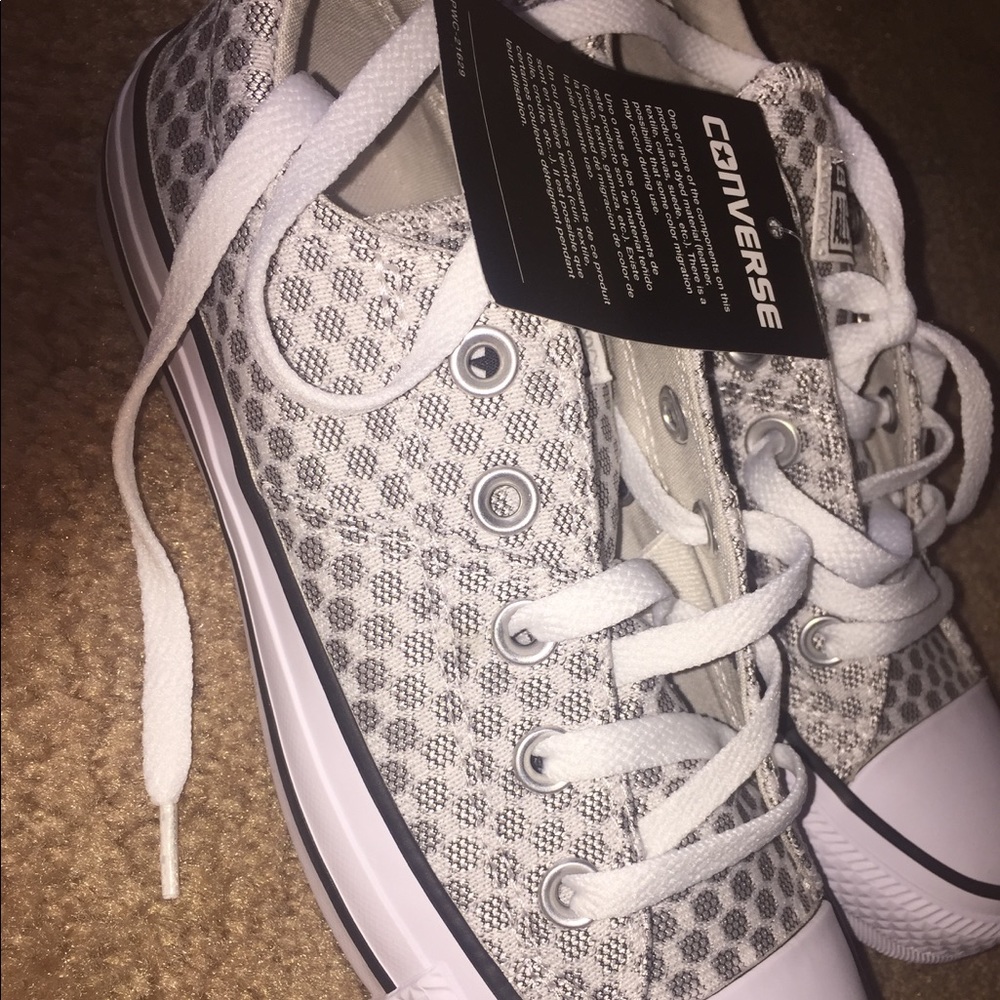 Silver Converse All Star